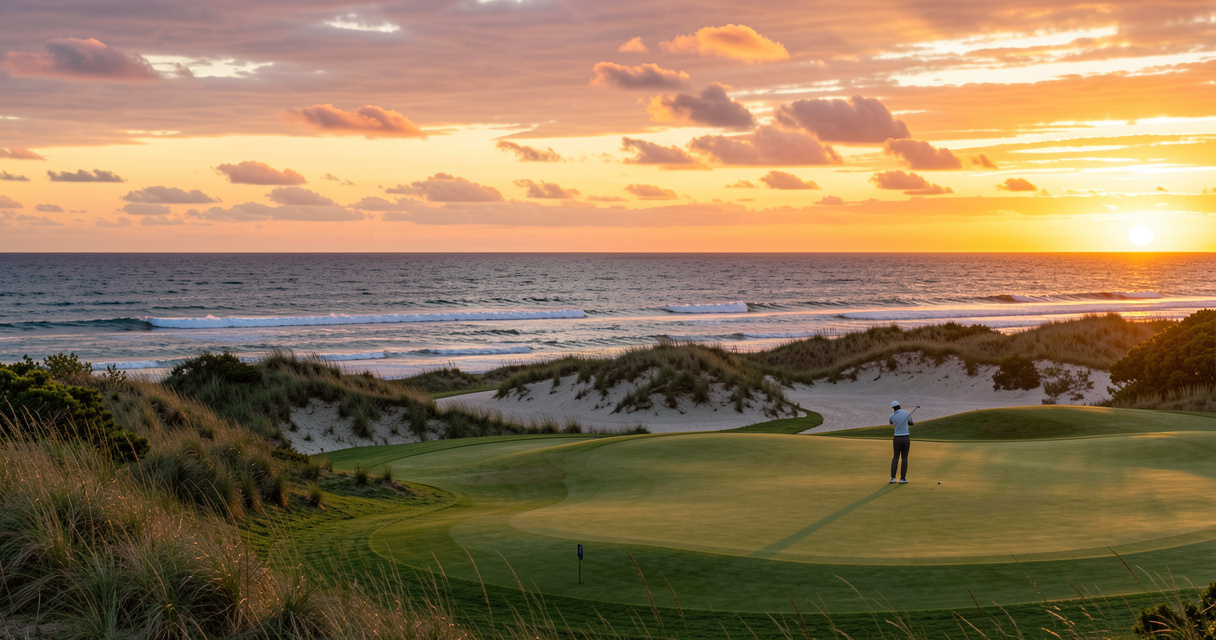 Ocean Course at Kiawah Island South Carolina sunset view
