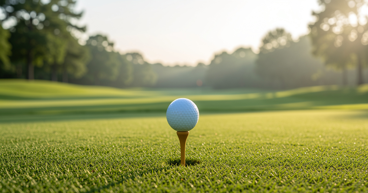 Golf ball on a par-6 course for an ostrich in golf definition